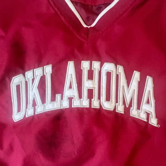 Oklahoma Sooners Vintage Starter Pullover - Picture 3 of 11